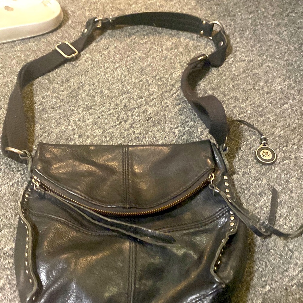 The Sak. Silver lake alll in Buttery Black Leather